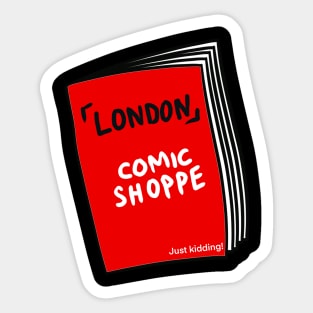London Comic Shoppe Sticker